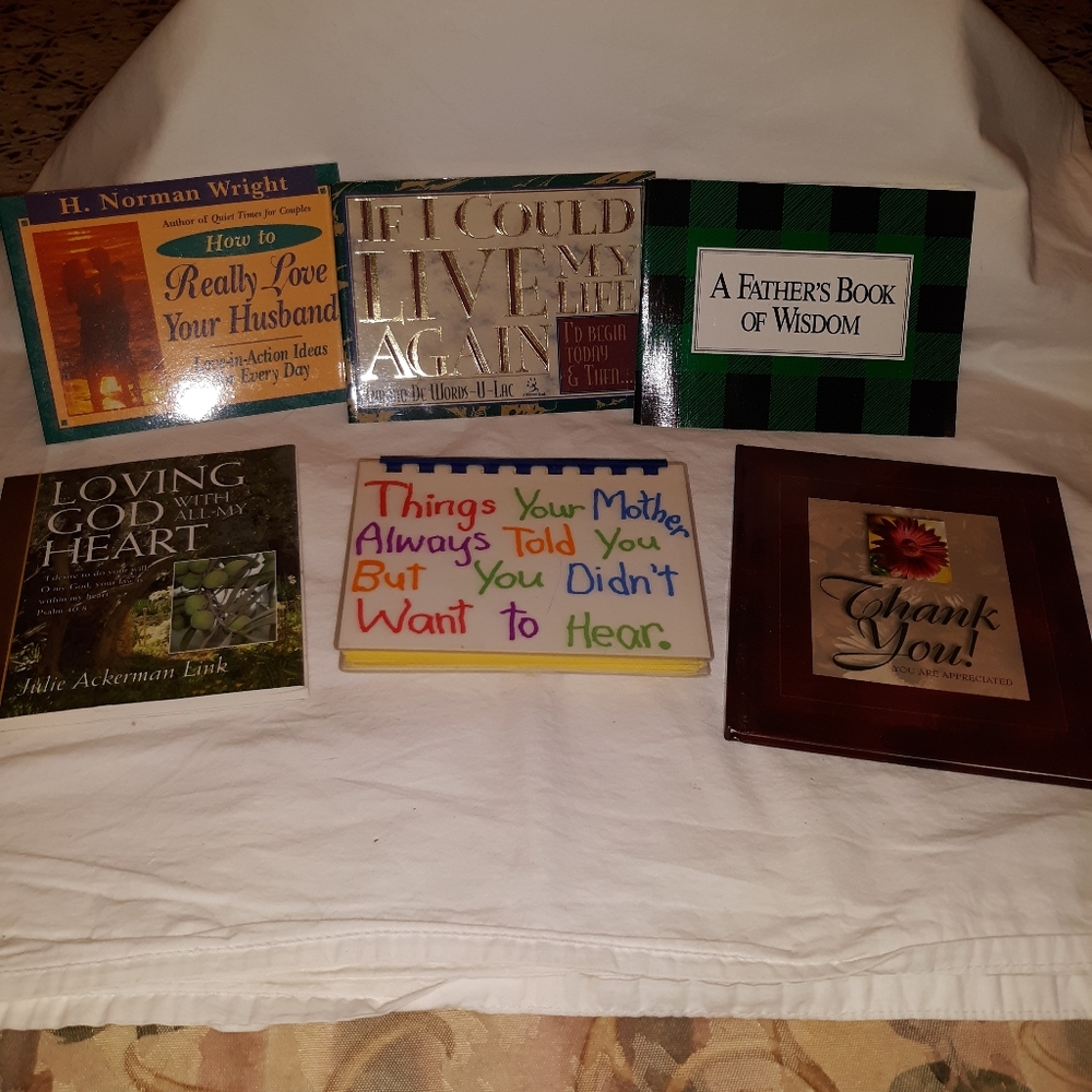 6 small inspirational books